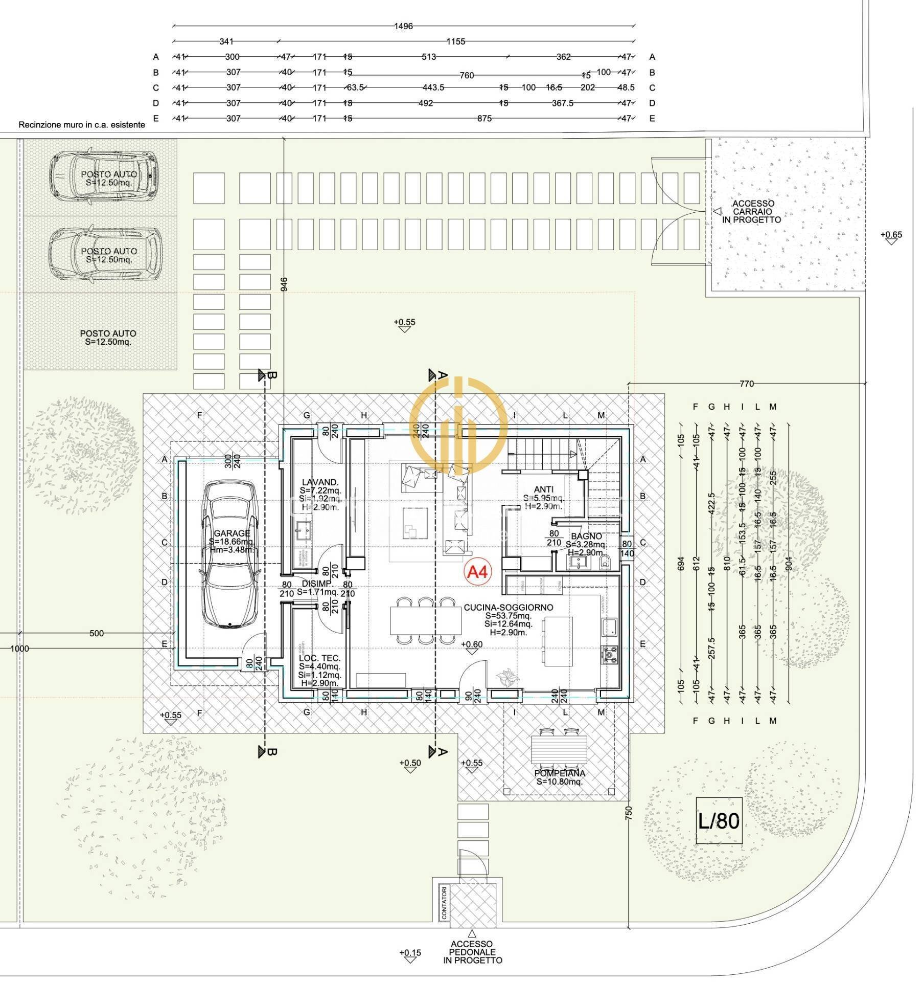 Foto 8 - Independent house Via Palazzina, Nervesa della Battaglia - floor plans 1
