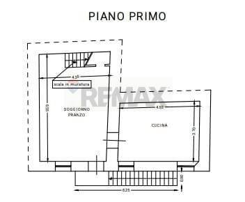 Pianta 2D - Casa semi indipendente Piazza Dei Caduti, Matrice - planimetria 1