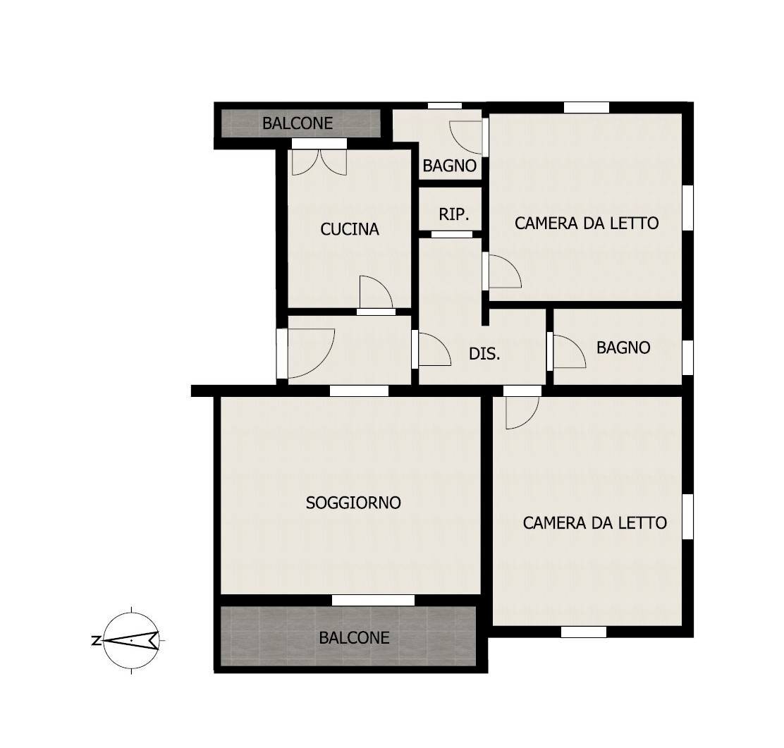 Foto 25 - Trilocale Via Cellini
 
11, Giulianova - planimetria 1