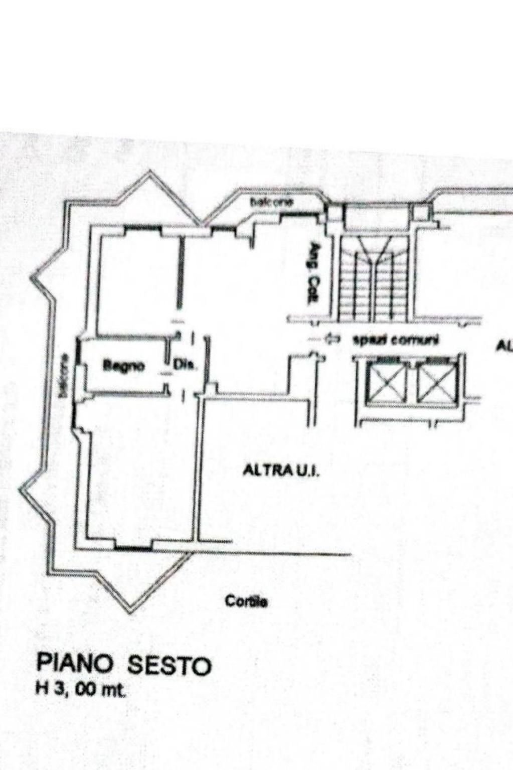 Three-room apartment via Pietro Mascagni, 1, Rho - floor plans 1