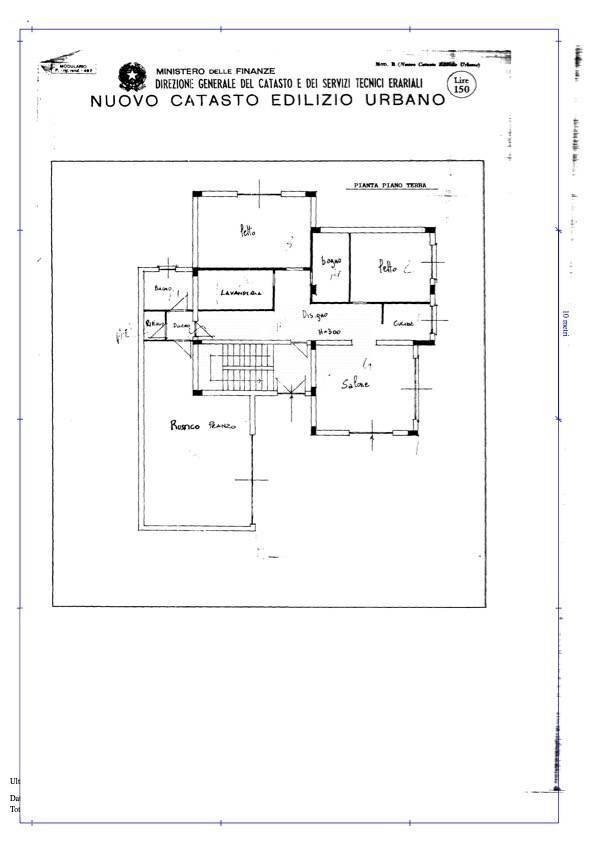 Foto 39 - Villa Belvedere Castellone, Anagni - planimetria 1