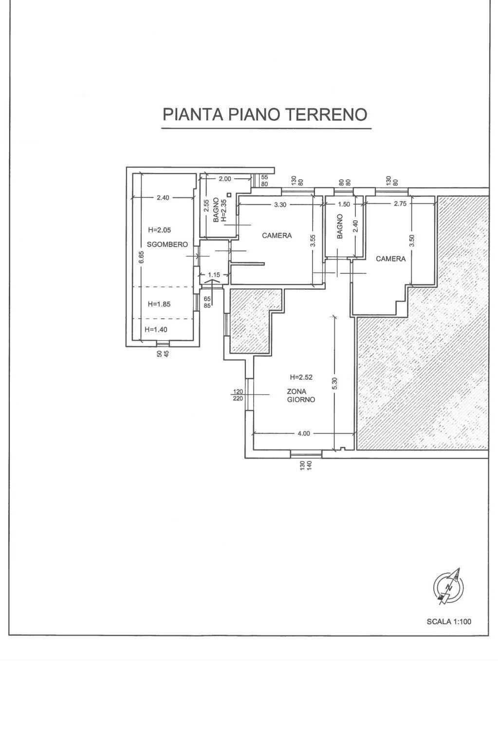 Quadrilocale via Roma, 126, Frabosa Soprana - planimetria 1