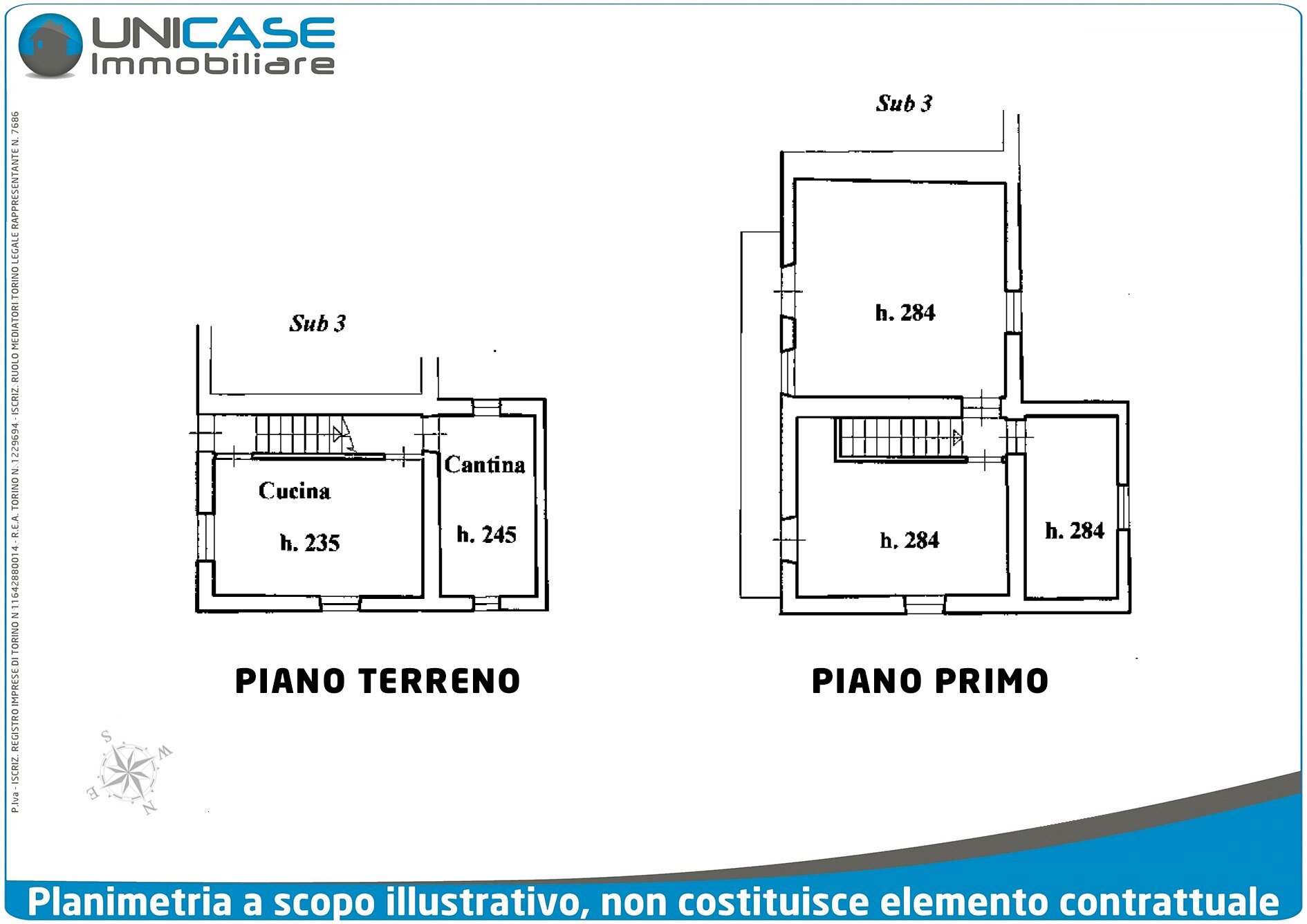 Independent house Via Mogliane, 26, Bagnolo Piemonte - floor plans 1