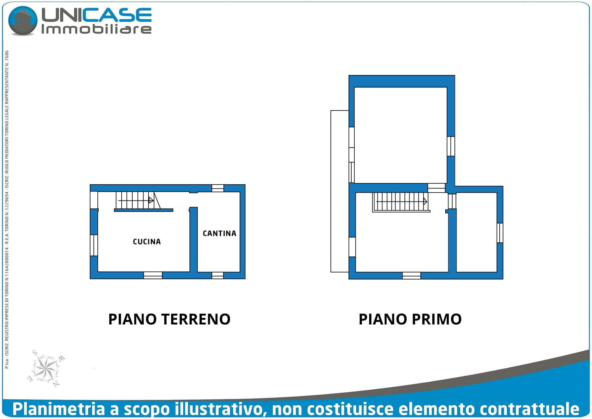 Independent house Via Mogliane, 26, Bagnolo Piemonte - floor plans 1