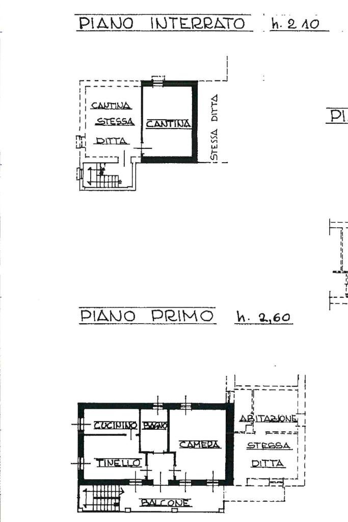 Casa indipendente Via Bastiglia, Borgiallo - planimetria 1