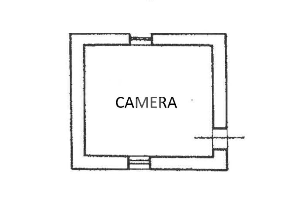 Rustico Via Giala, Barge - planimetria 1