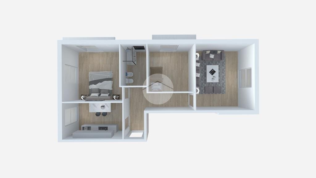 Quadrilocale Via Caramagna, Imperia - planimetria 1