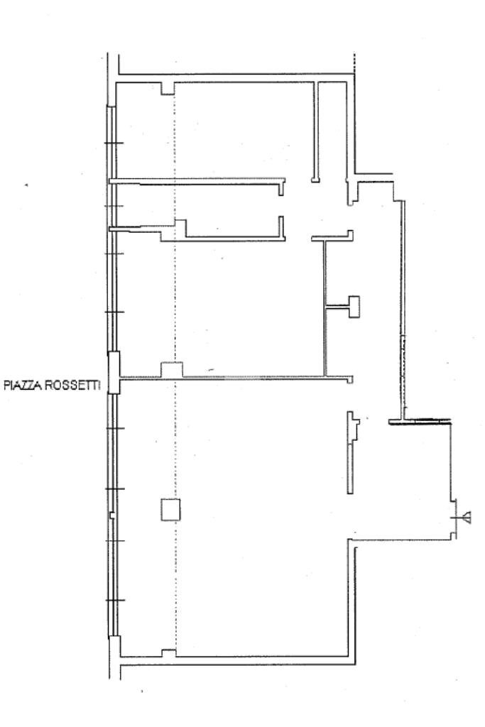 Apartment Piazza Raffaele Rossetti, Genova (neighborhood Foce) - floor plans 1