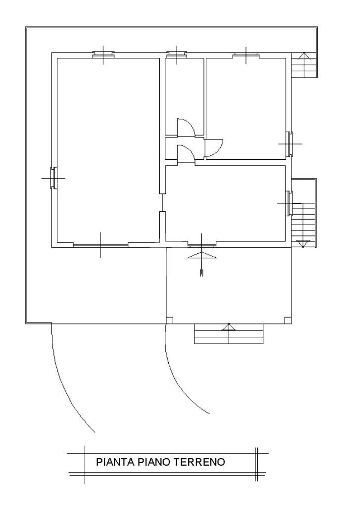 Villa Via Volta, Givoletto - planimetria 1