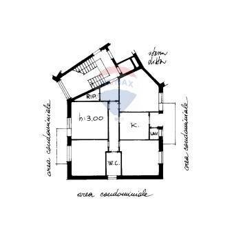 Pianta 2D - Four-room apartment Via Madonna di Fatima
 
26, Gravina di Catania - floor plans 1