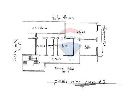 Pianta 2D - Apartment Via Salvatore Petronio Russo
 
32, Adrano - floor plans 1