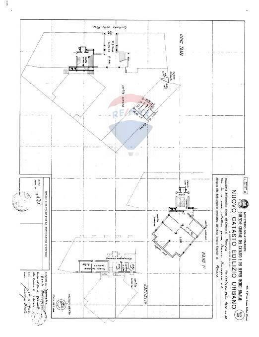 Pianta 2D - Ufficio Contrada Della Rosa, Ferrara - planimetria 1