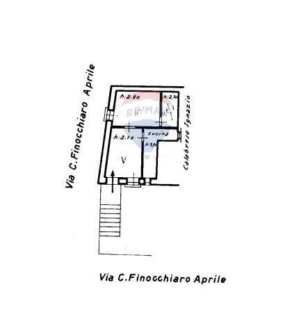 Pianta 2D - Trilocale Via Finocchiaro Aprile
 
3, Modica - planimetria 1