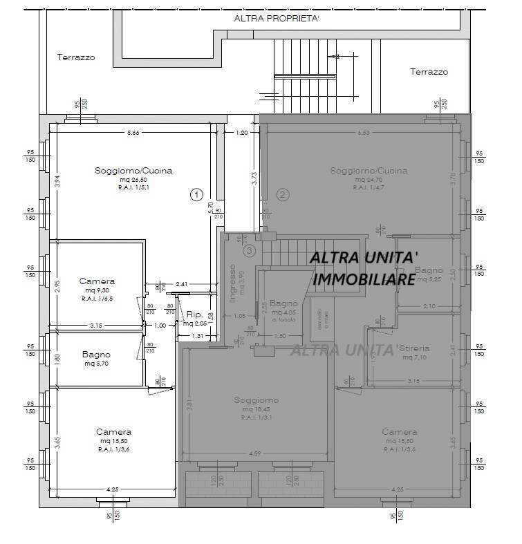 Foto 5 - Trilocale VIA MATTEOTTI
 
14, Sant'Ambrogio di Valpolicella - planimetria 1
