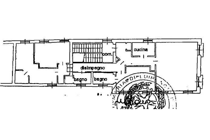 Planimetria - Quadrilocale Calle dei Botteri, Venezia - planimetria 1