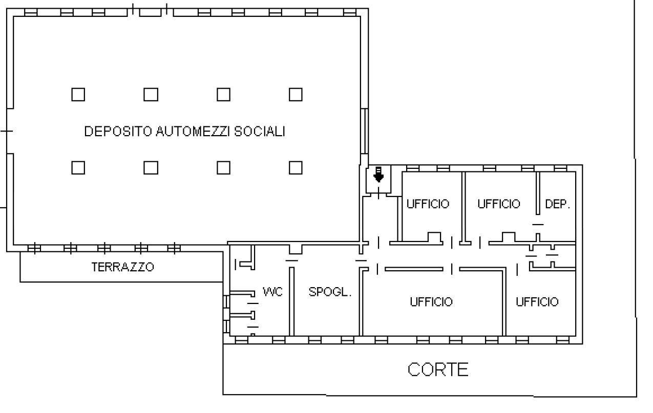 Foto 12 - Ufficio Via Veneto, Piacenza - planimetria 1