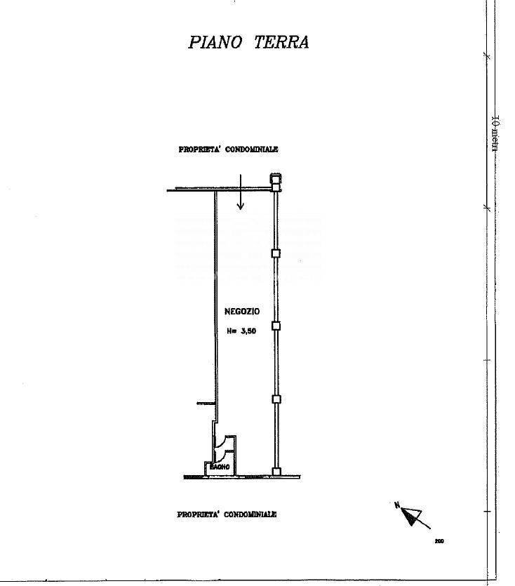 Foto 4 - Locale Commerciale Via Aldo Moro, Tarquinia - planimetria 1