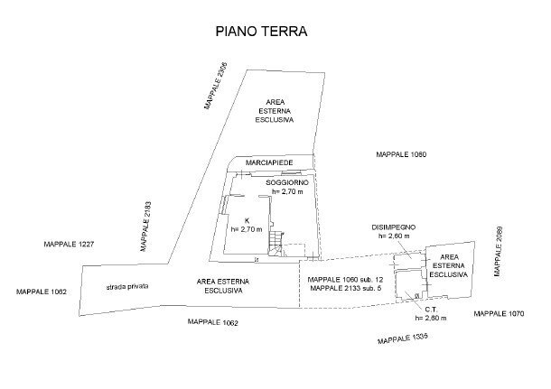 Independent house via Fratelli Bottero, 1/a, Chiusa di Pesio - floor plans 1