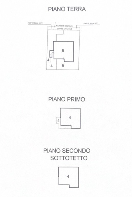 Villa via Emilio Fattori, Rimini - floor plans 1