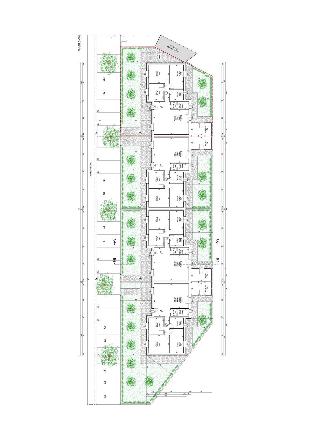 Villa a Schiera via Giuseppe Di Vittorio, Russi - planimetria 1