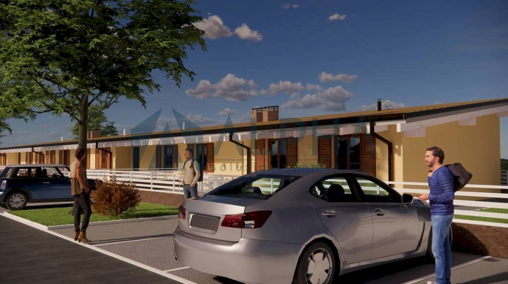 Facciata - Villa a Schiera via Giuseppe Di Vittorio, Russi - foto 1