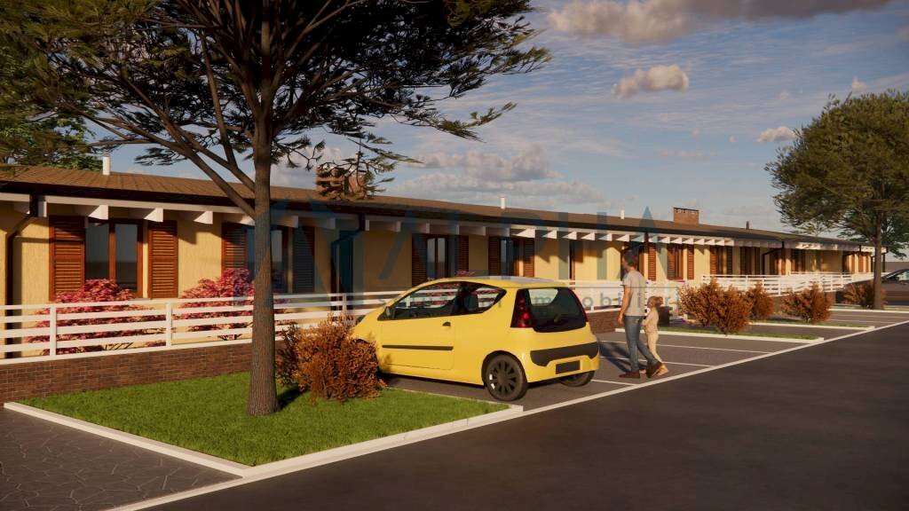 Facciata - Villa a Schiera via Giuseppe Di Vittorio, Russi - foto 2