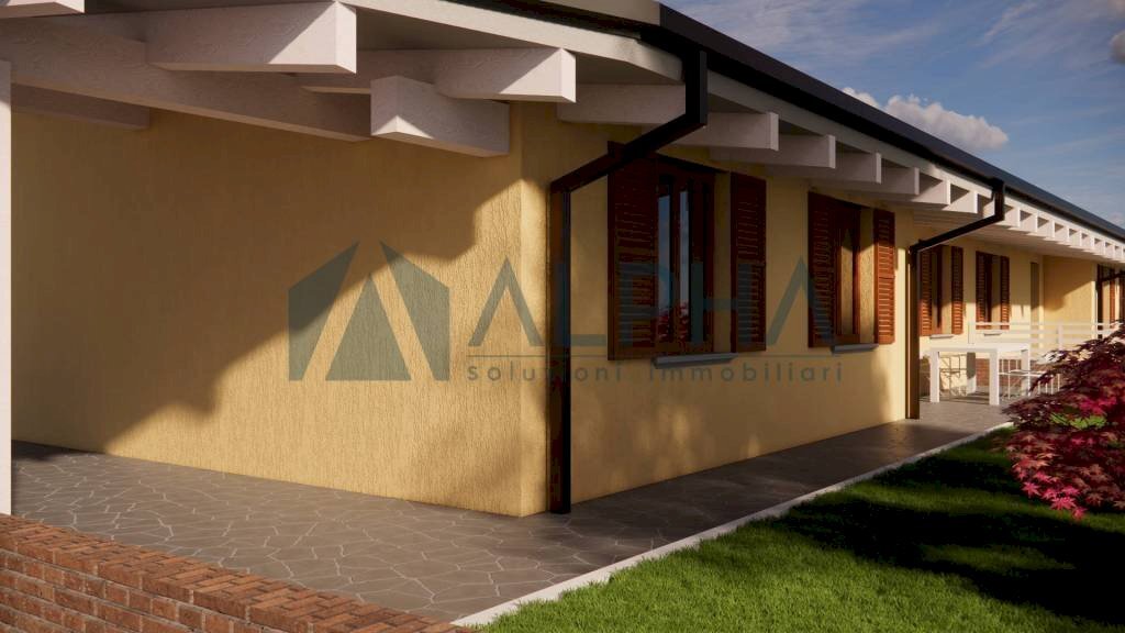 Facciata - Villa a Schiera via Giuseppe Di Vittorio, Russi - foto 3