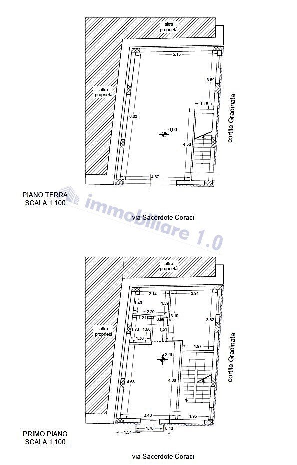 Casa indipendente via Sacerdote Coraci, 37, Alcamo - planimetria 1