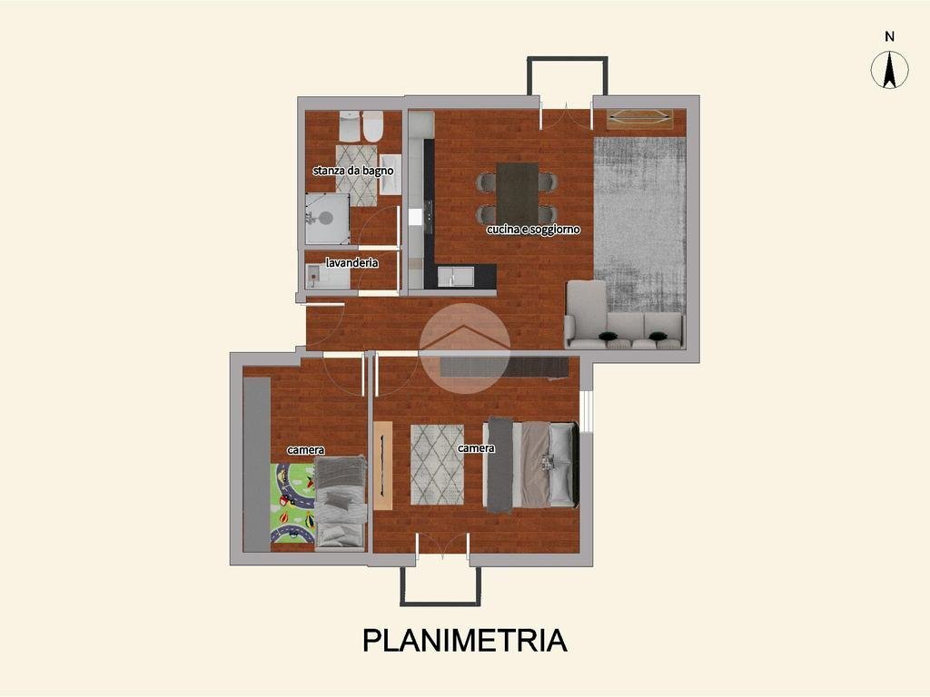 Trilocale Via Lorenzo Gardella, Casarza Ligure - planimetria 1