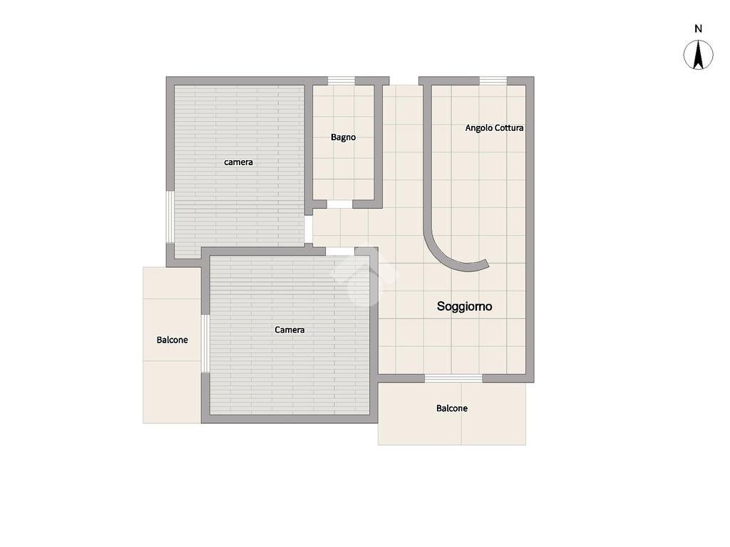 Three-room apartment Via oleandri, Diano Marina - floor plans 1