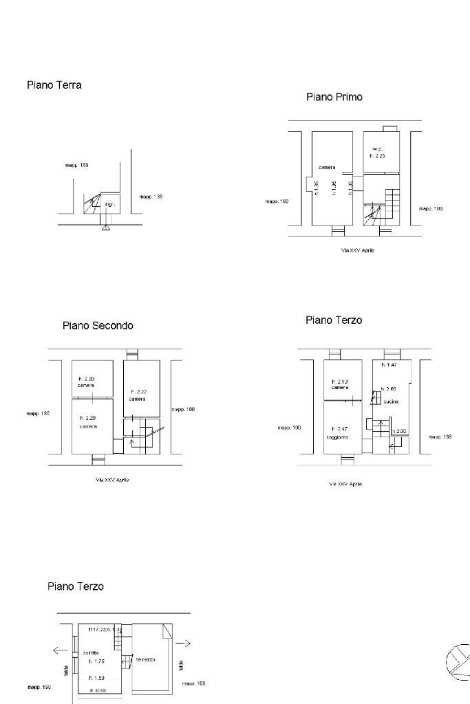 Rustico Via XXV aprile, Pietrabruna - planimetria 1