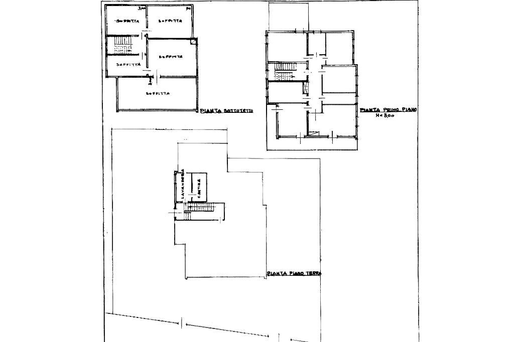 Independent house Via Fratelli Cervi, Novellara - floor plans 1