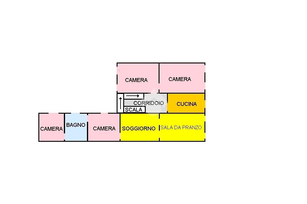 Apartment Via Garibaldi, Russi - floor plans 1