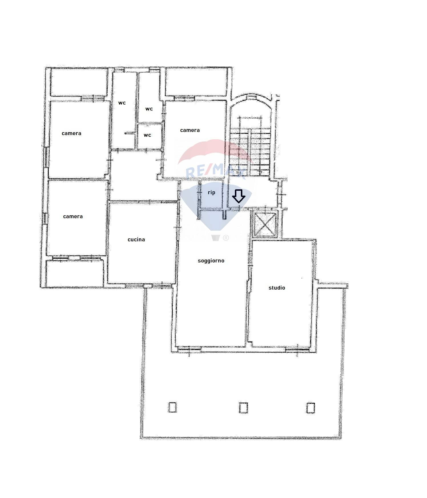 Pianta 2D - Appartamento Matera - planimetria 1