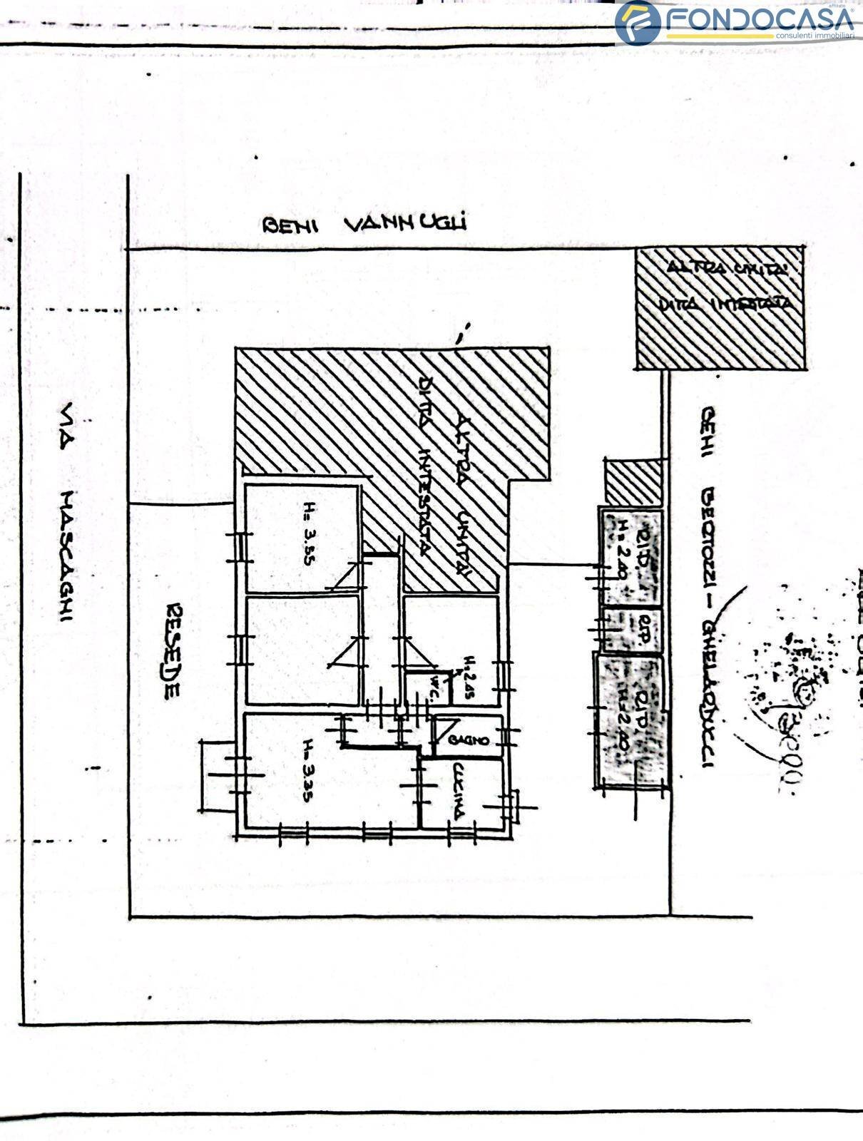Foto 24 - Casa semi indipendente Via Don Giovanni Minzoni, Pietrasanta - planimetria 1
