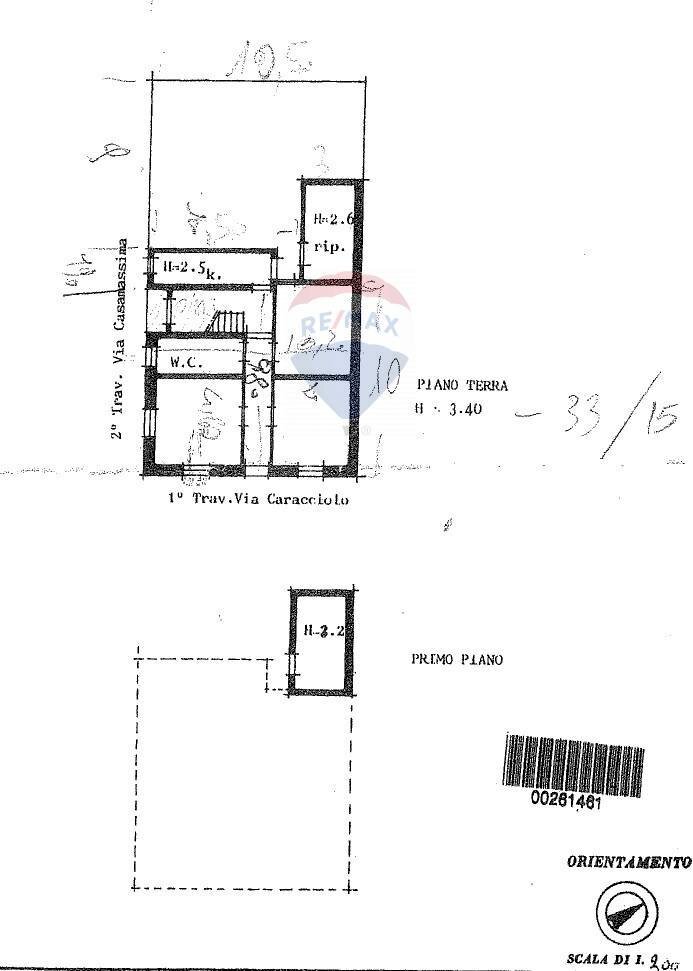 Pianta 2D - Independent house Via Alessandro Volta
 
42, Cellamare - floor plans 1
