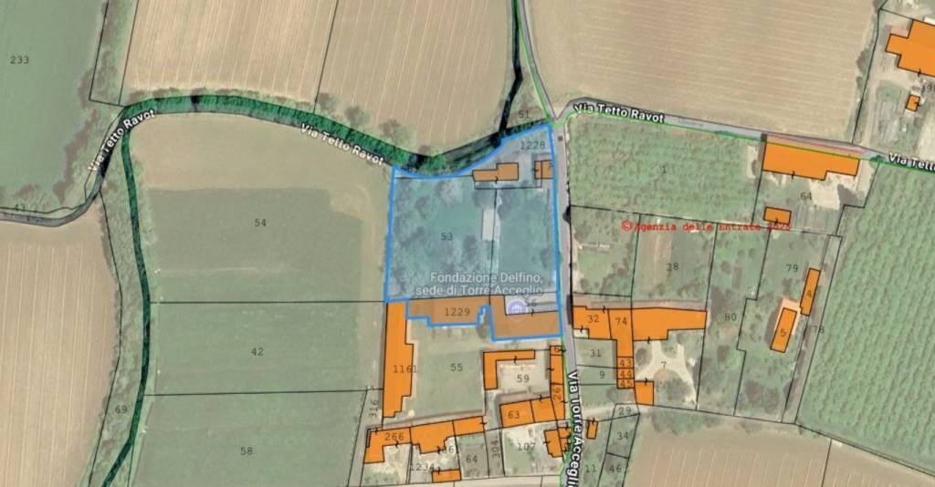 Mappa - Rustico via Torre Acceglio, 137, frazione Madonna Delle Grazie, Cuneo - foto 3