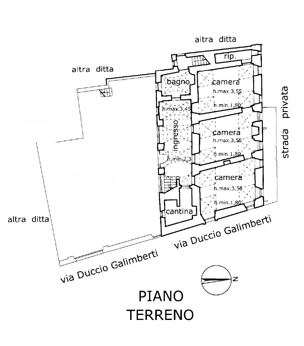 Villa via Duccio Galimberti, 45, Valgrana - floor plans 1