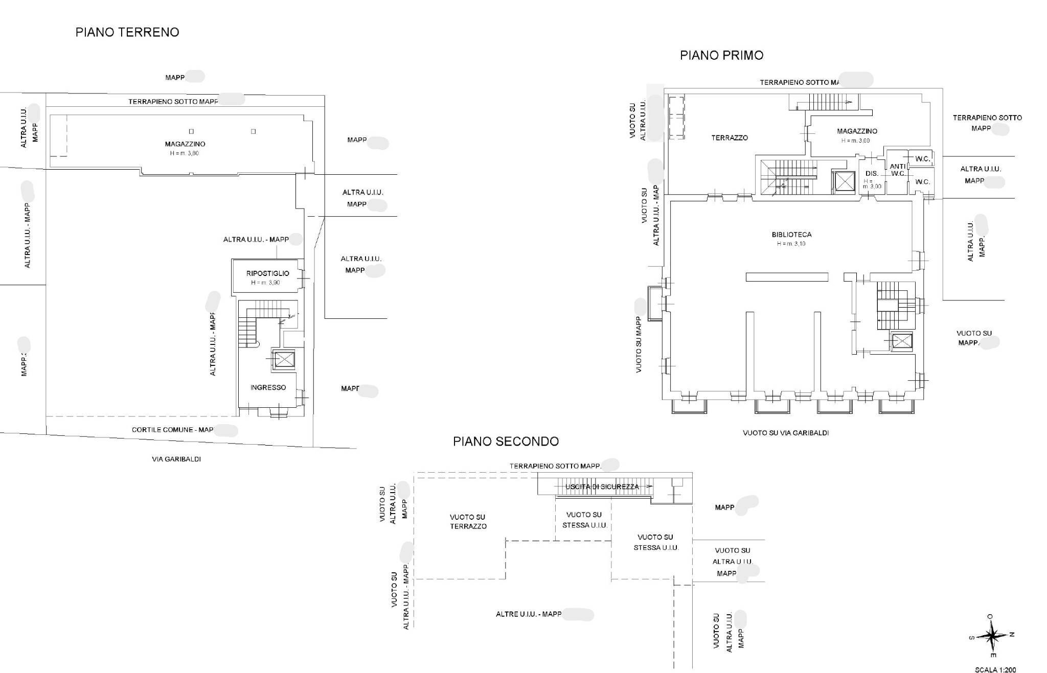 Appartamento via Giuseppe Garibaldi, 14, Monforte d'Alba - planimetria 1