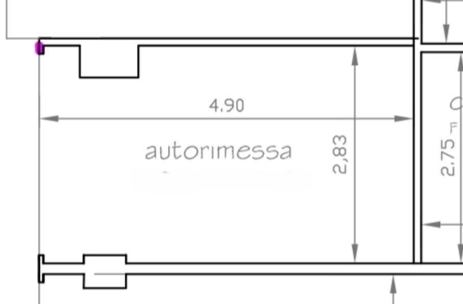 Box via Quintino Sella, 9, Cuneo (zona Centro) - planimetria 1