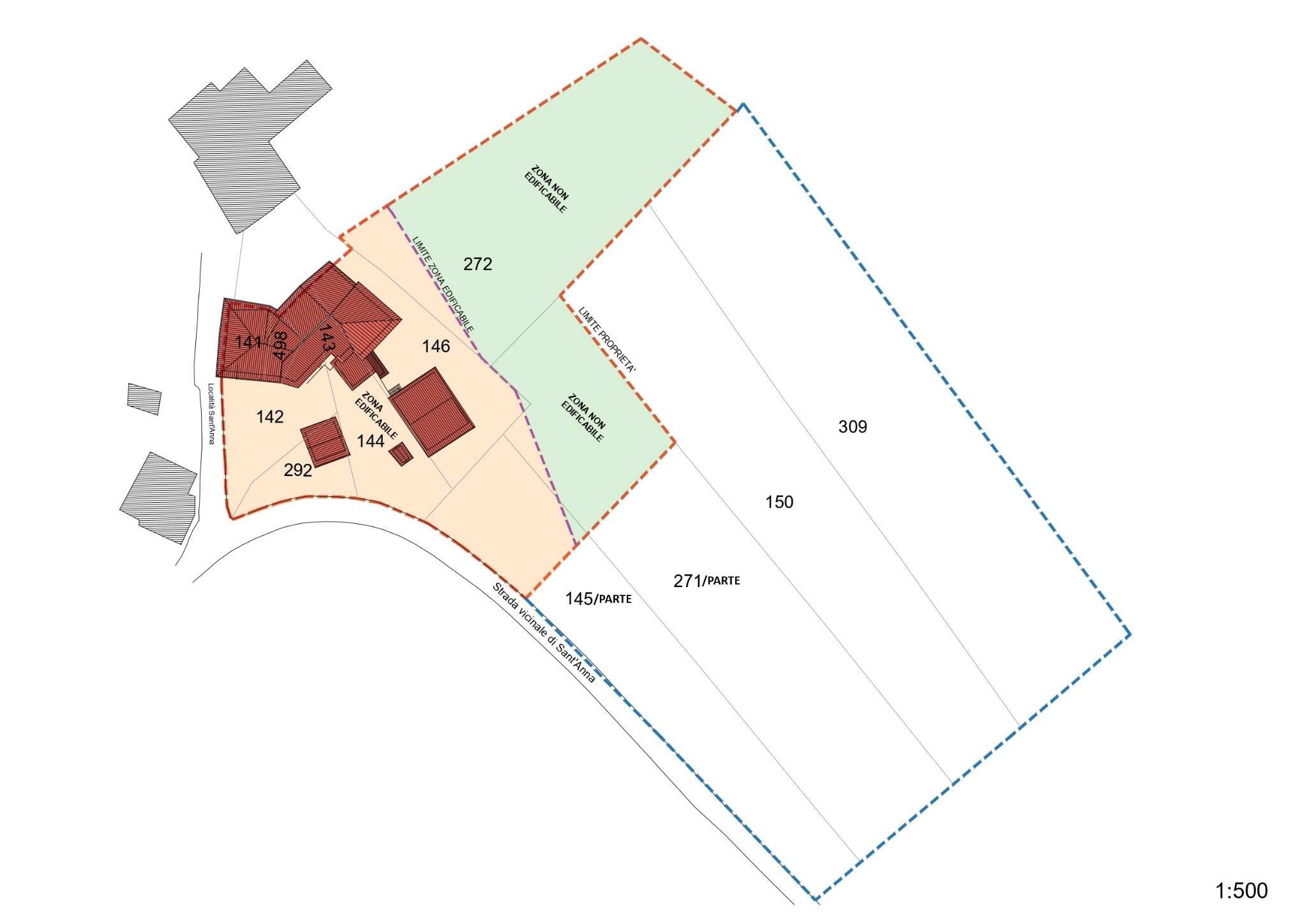 Rustico Località Sant'Anna, Monforte d'Alba - planimetria 1