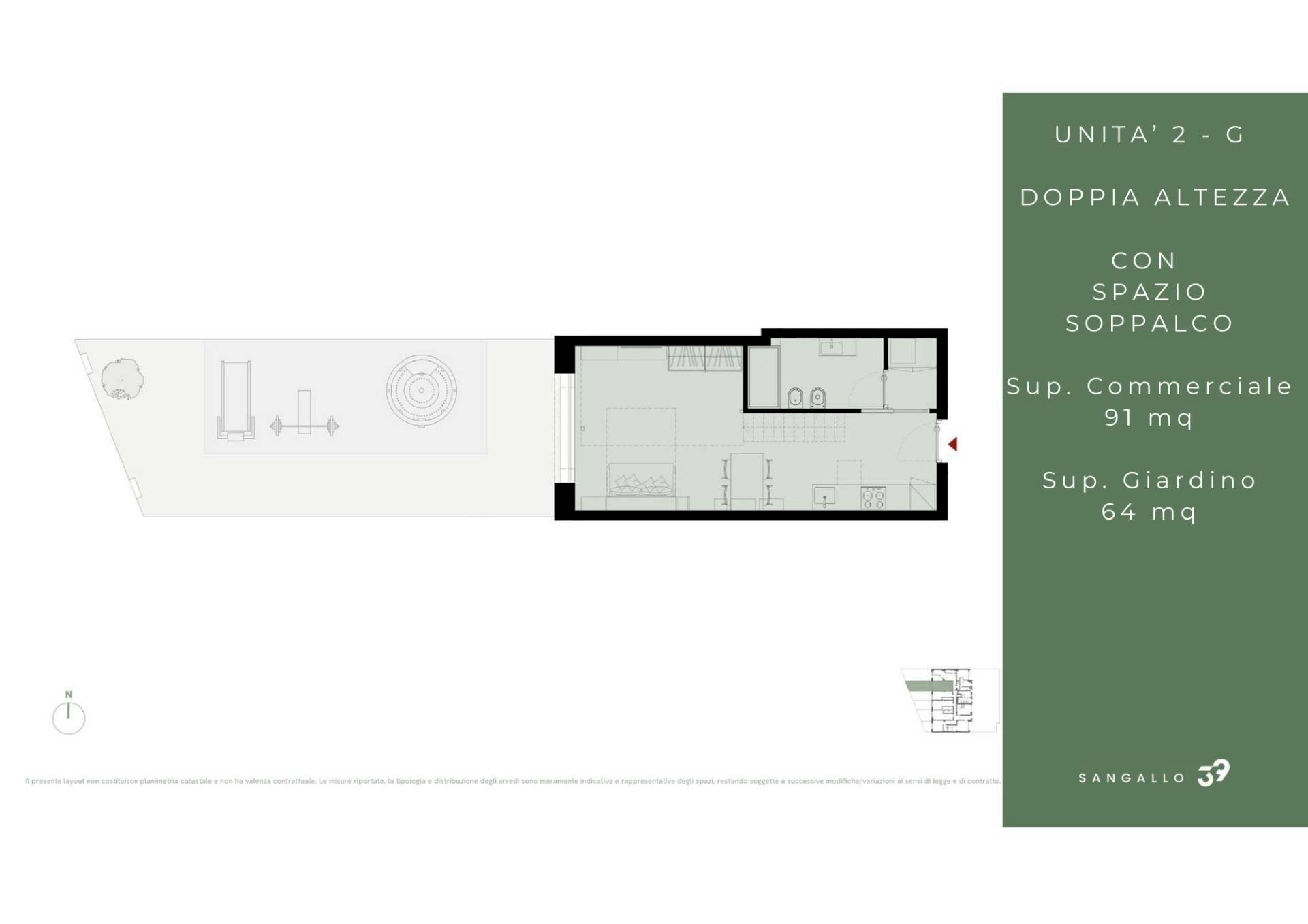 Foto 12 - Bilocale Milano - planimetria 1