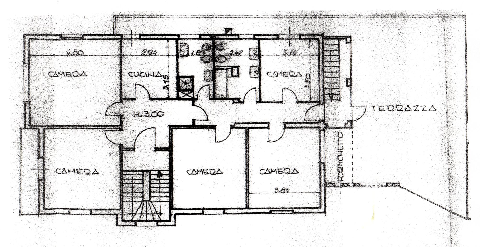 Attic via Giovanni Pascoli, 7, Casalecchio di Reno - floor plans 1