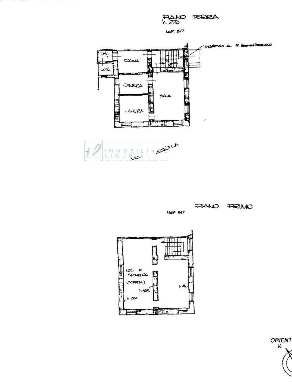 Foto 40 - Casa indipendente Via aquila, Ranzo - planimetria 1