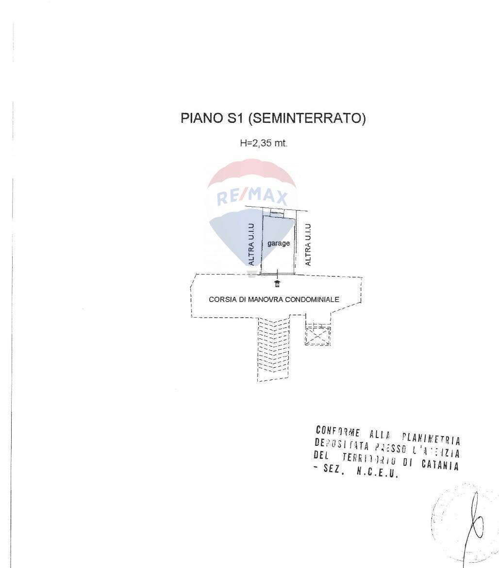 Pianta 2D - Box Via Garibaldi
 
269, Catania - planimetria 1