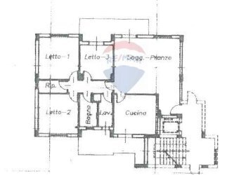 Pianta 2D - Four-room apartment Via Calatafimi
 
20, San Giovanni la Punta - photo 32