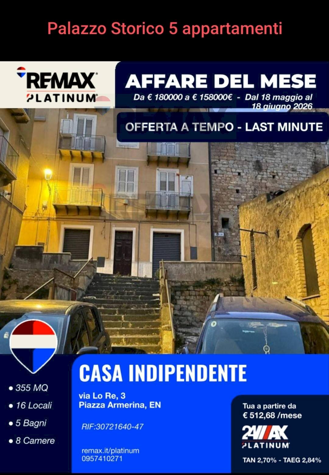Edificio all\'aperto - Casa indipendente via Lo Re
 
3, Piazza Armerina - foto 1