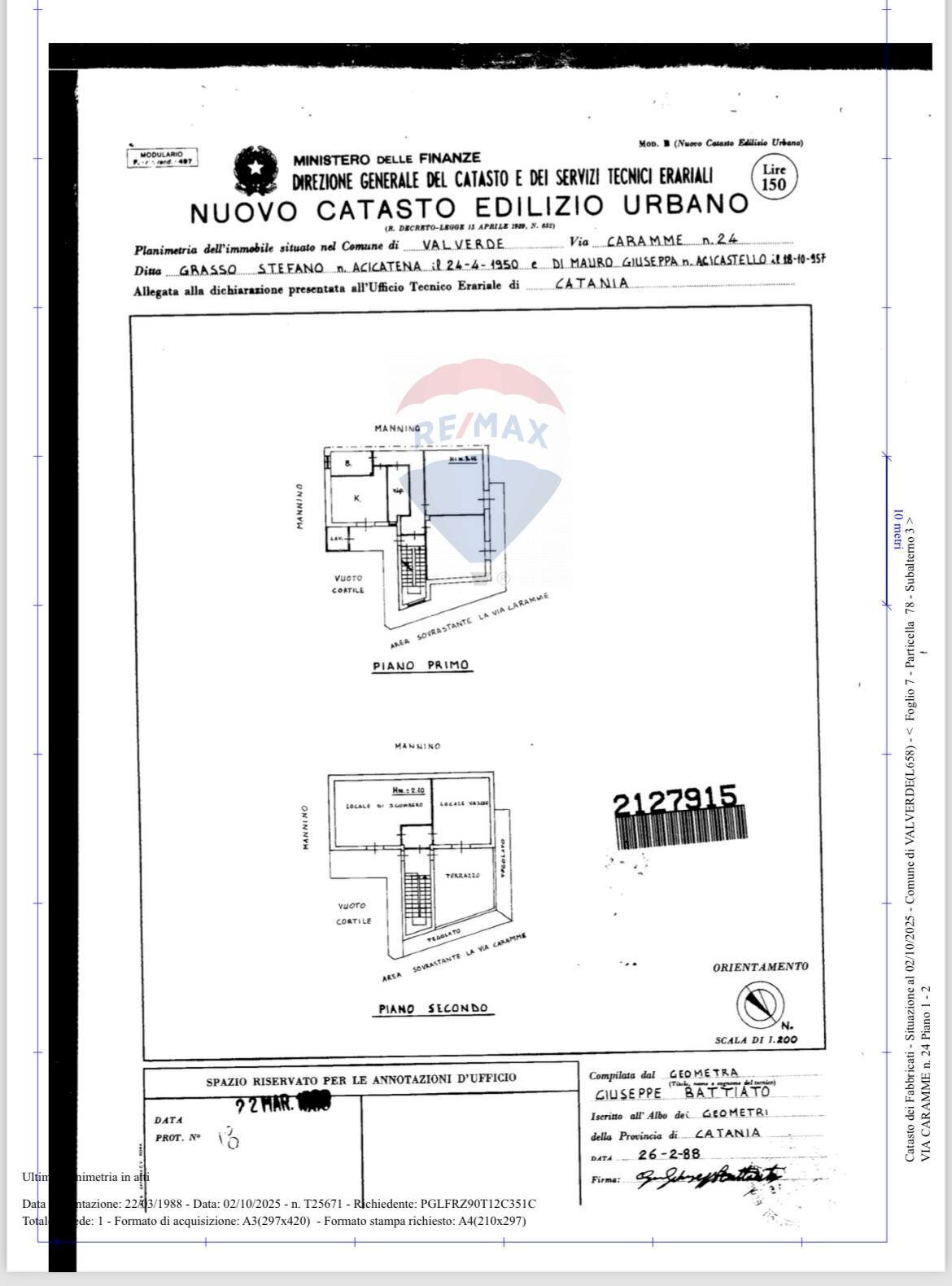 Pianta 2D - Villa Bifamiliare via caramme
 
24, Valverde - planimetria 1