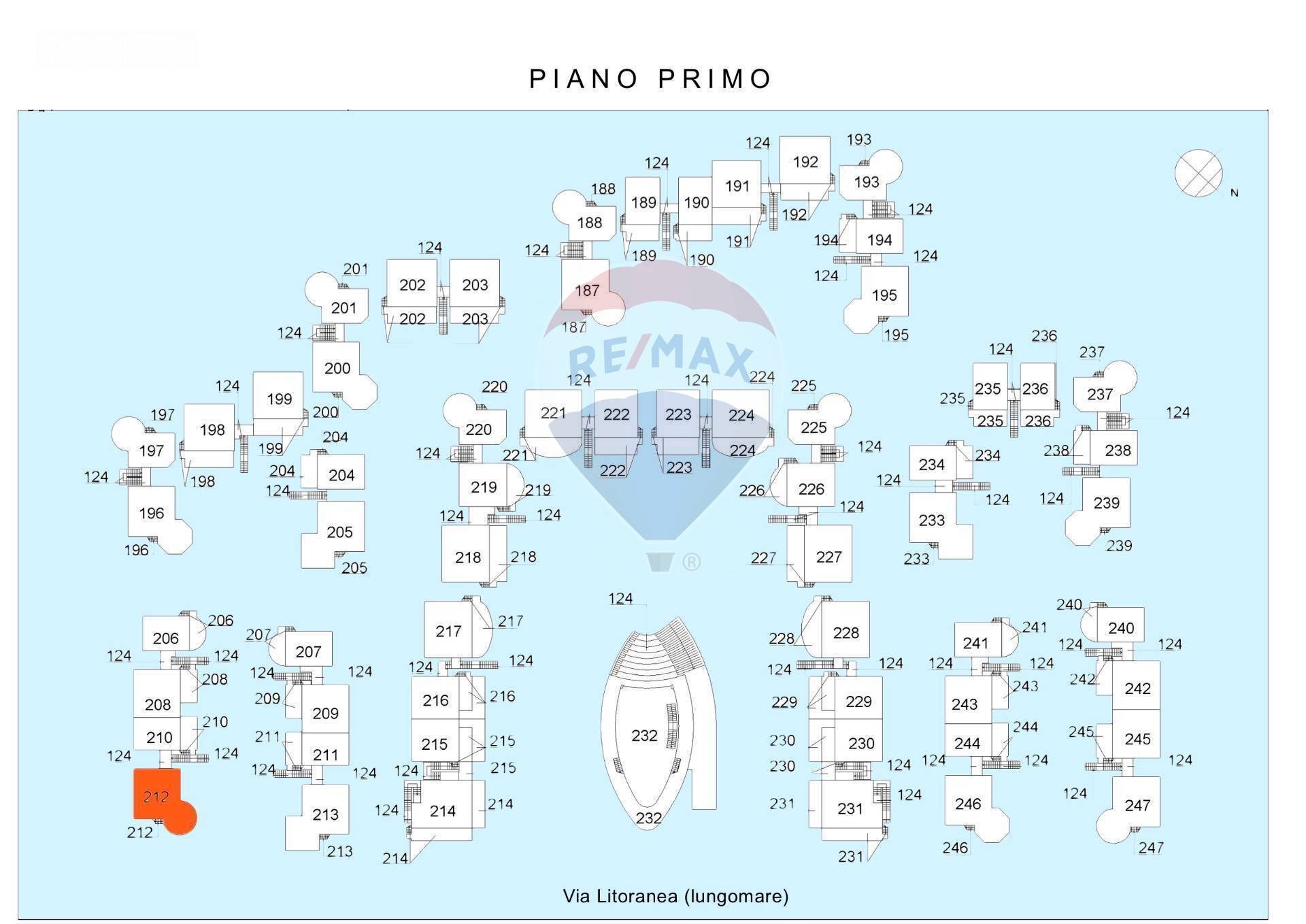 Pianta 2D - Three-room apartment via Loreto
 
1, Numana - floor plans 1