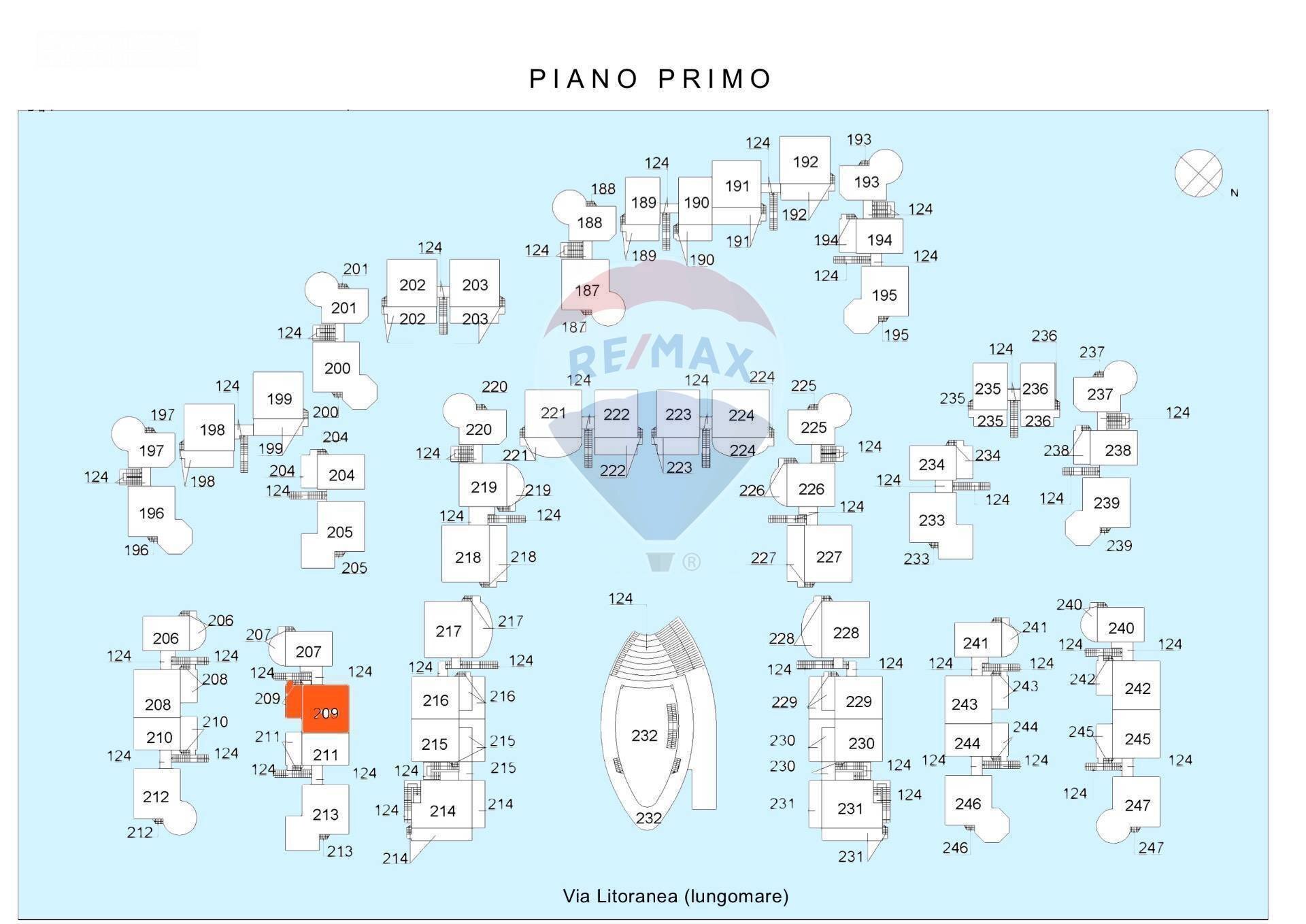 Pianta 2D - Three-room apartment via Loreto
 
1, Numana - floor plans 1